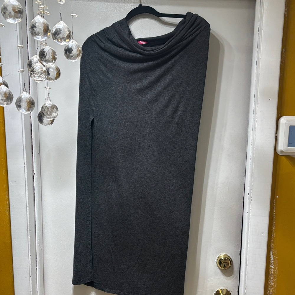 Shasa Dark Gray Maxi Skirt